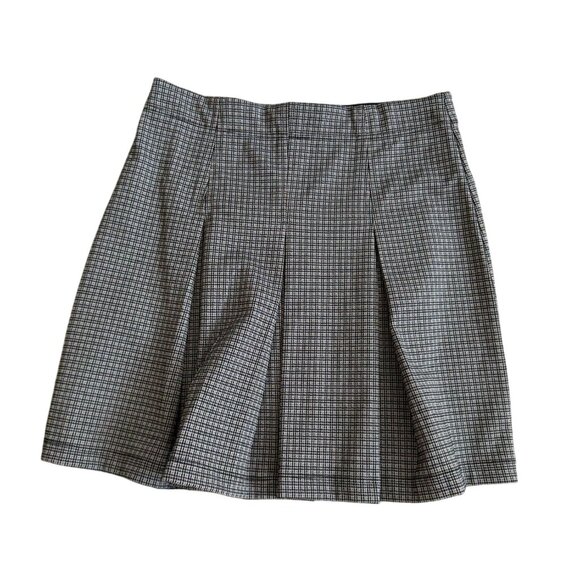 MAX STUDIO Brown Pleated Stretch Holiday Skirt Size Small NEW NWT - Picture 6 of 11